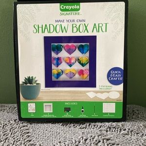 Crayola shadow box art